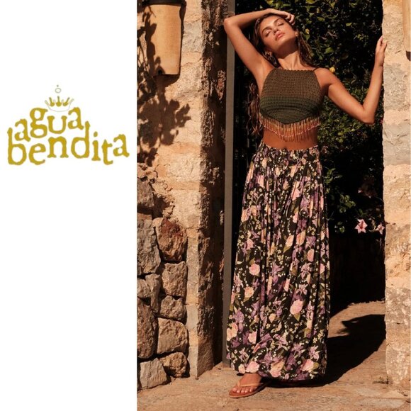 NWT - Agua Bendita Dreamin Hanne Pants (Style No. 13478) Size M - Picture 1 of 13